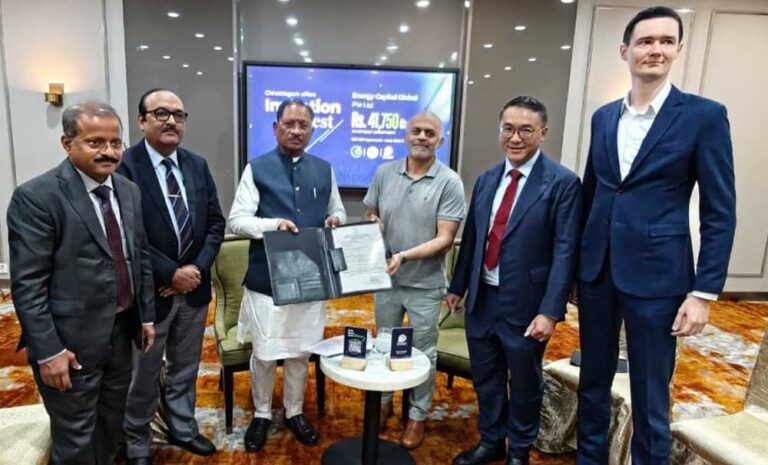 सिंगापुर की एनर्जी कैपिटल ग्लोबल छत्तीसगढ़ में एआई-रेडी डेटा सेंटर कैंपस में करेगी ₹41,750 करोड़ का निवेश